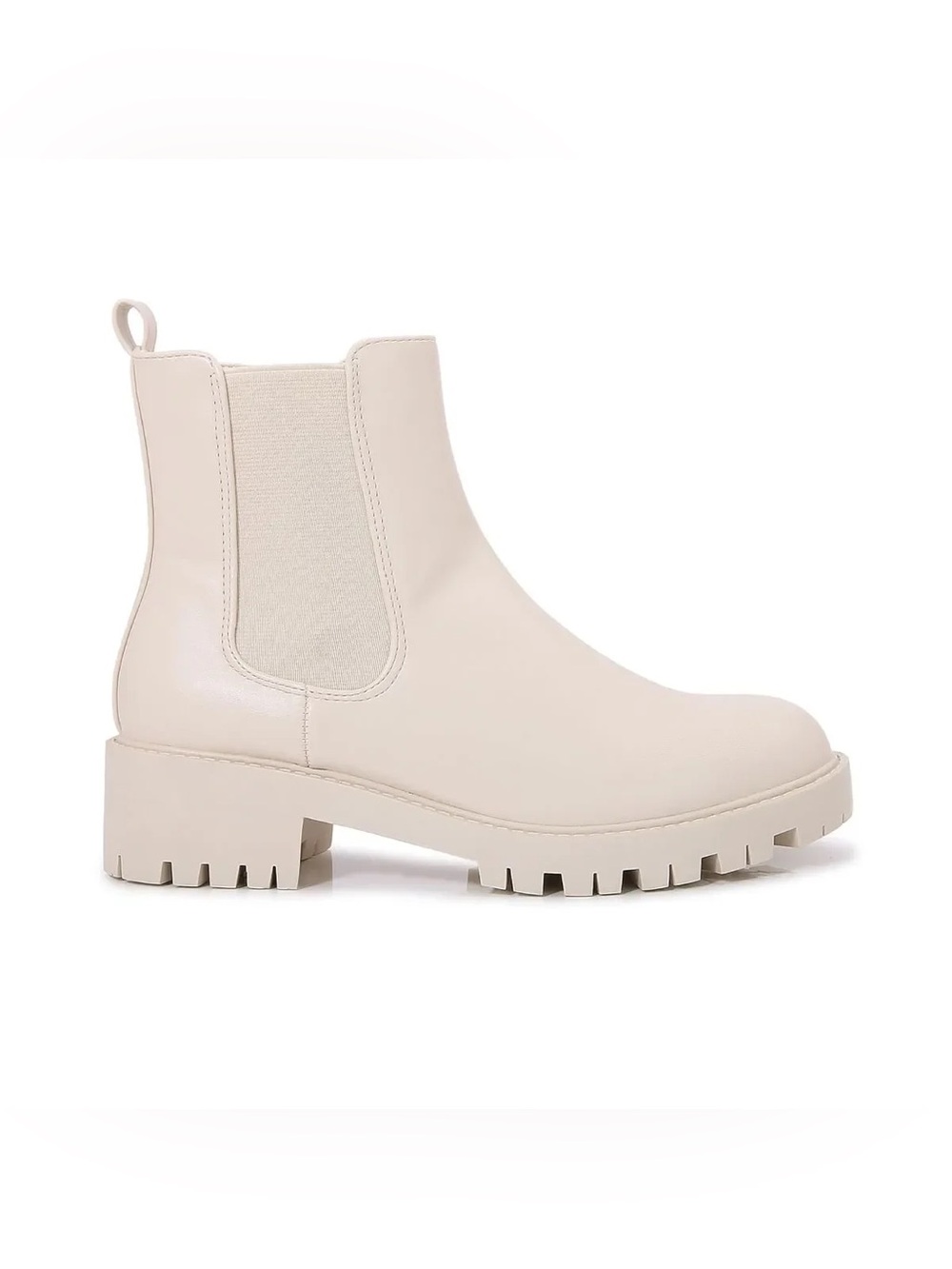 Chelsea Boots Ankle Boots White Cream Size 8.5 Women’s